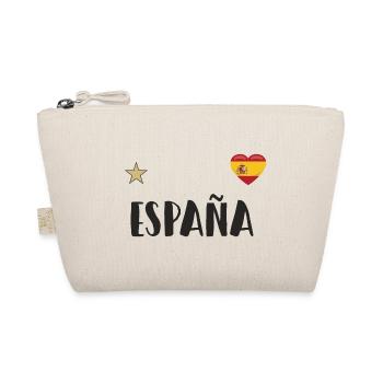 Spanien Fußball Trikot Spanische Flagge - Bio-Täschchen - Natur - Vorne