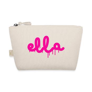 Name Ella - Bio-Täschchen - Natur - Vorne