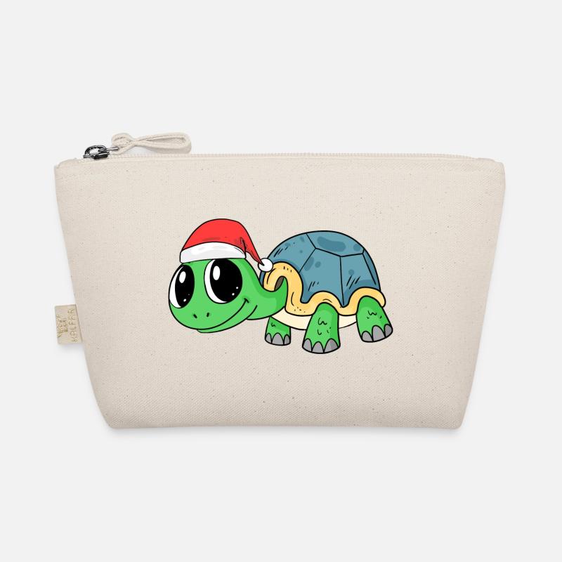 Turtle Christmas Organic Pouch