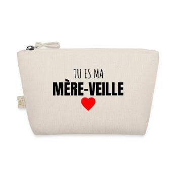 jeux de mots fête des mères cadeau maman - Trousse biologique - nature - Devant