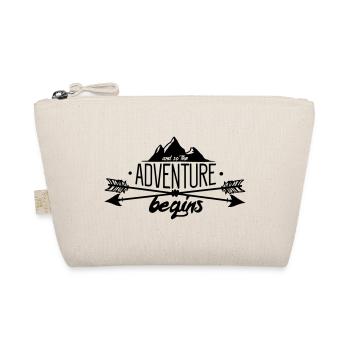 Adventure - World Travel Travel Adventure Typography - Organic Pouch - nature - Front