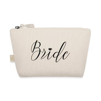 Bride Diamant Braut JGA Hochzeit - Bio-Täschchen - Natur - Vorne