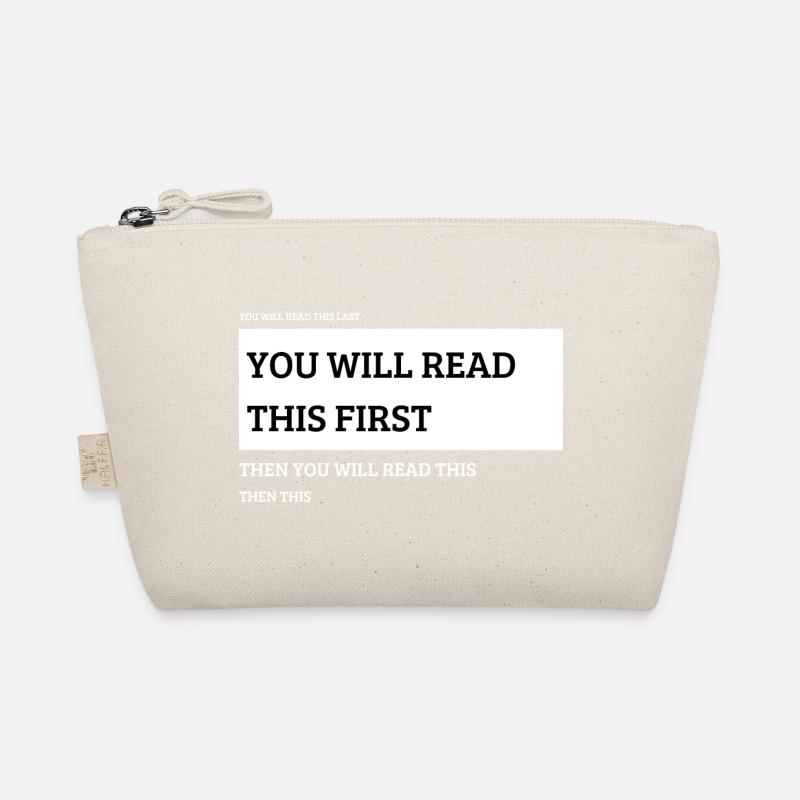 Vous lirez ceci en premier. Conception de texte amusante Trousse biologique