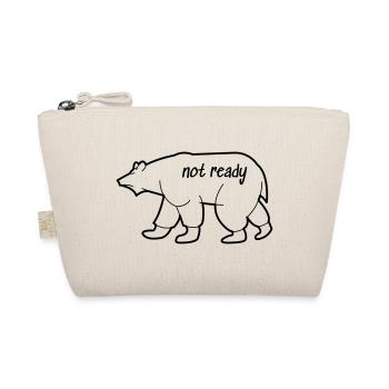 Eisbär Zeichnung - Bio-Täschchen - Natur - Vorne