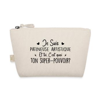 Patineuse artistique. C'est quoi ton super pouvoir - Trousse biologique - nature - Devant