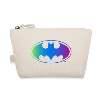 Batman Neon Logo bunt - Bio-Täschchen - Natur - Vorne
