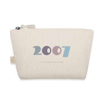 2007 Rétro Année Design - Né 2007 Cadeau d’anniversaire - Trousse biologique - nature - Devant