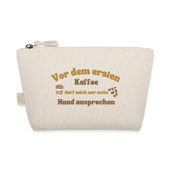 Hund lustiger Spruch - Bio-Täschchen - Natur - Vorne