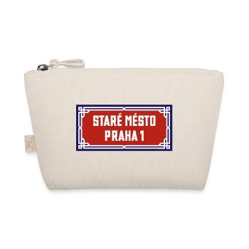 Praha Stare Mesto. Prague Old Town Street Sign. - Organic Pouch - nature - Front