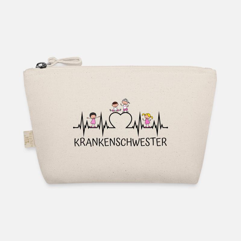 Krankenschwester Kinder Kinderkrankenschwester - Bio-Täschchen - Natur