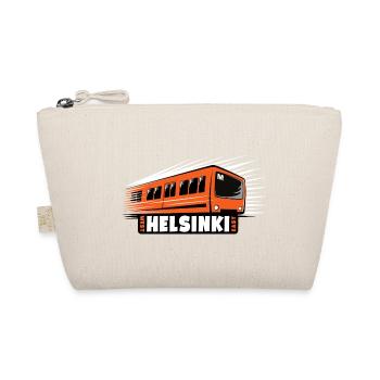 Helsinki Metro T-Shirts, Hoodies, Clothes, Gifts - Organic Pouch - nature - Front
