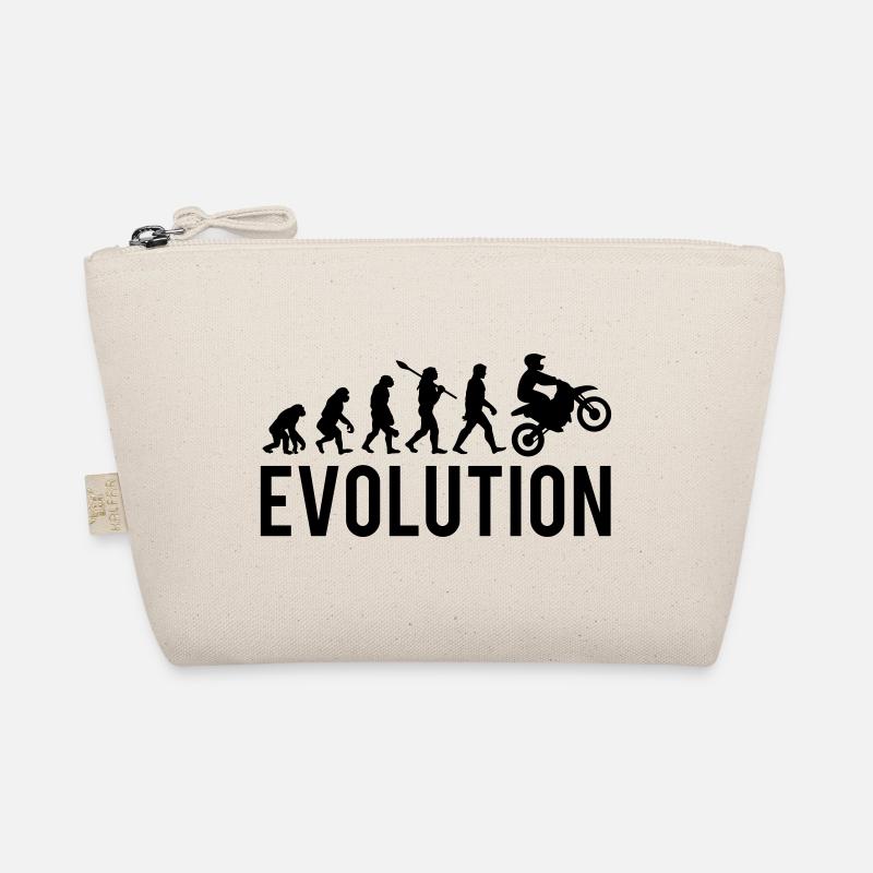 Motocross Gift Motorsport Motorcycle Evolution Organic Pouch