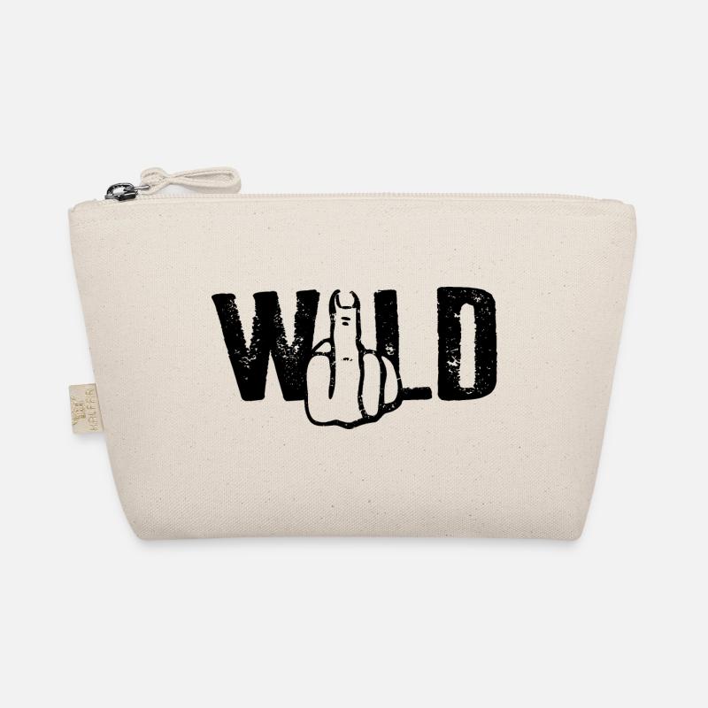 WILD Middle Finger Mode Organic Pouch