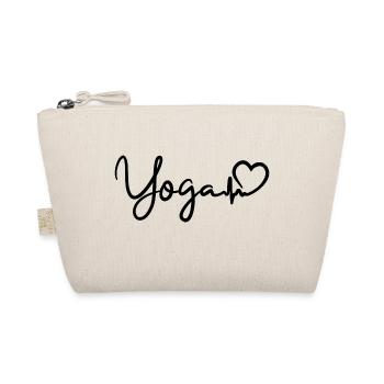 Yoga Herzschlag - Bio-Täschchen - Natur - Vorne