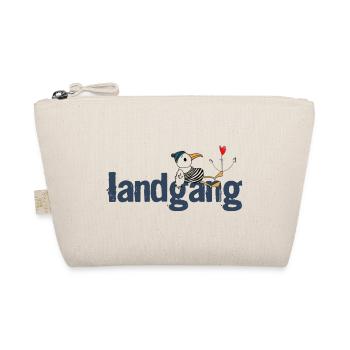 Landgang Möwe Herz - Bio-Täschchen - Natur - Vorne