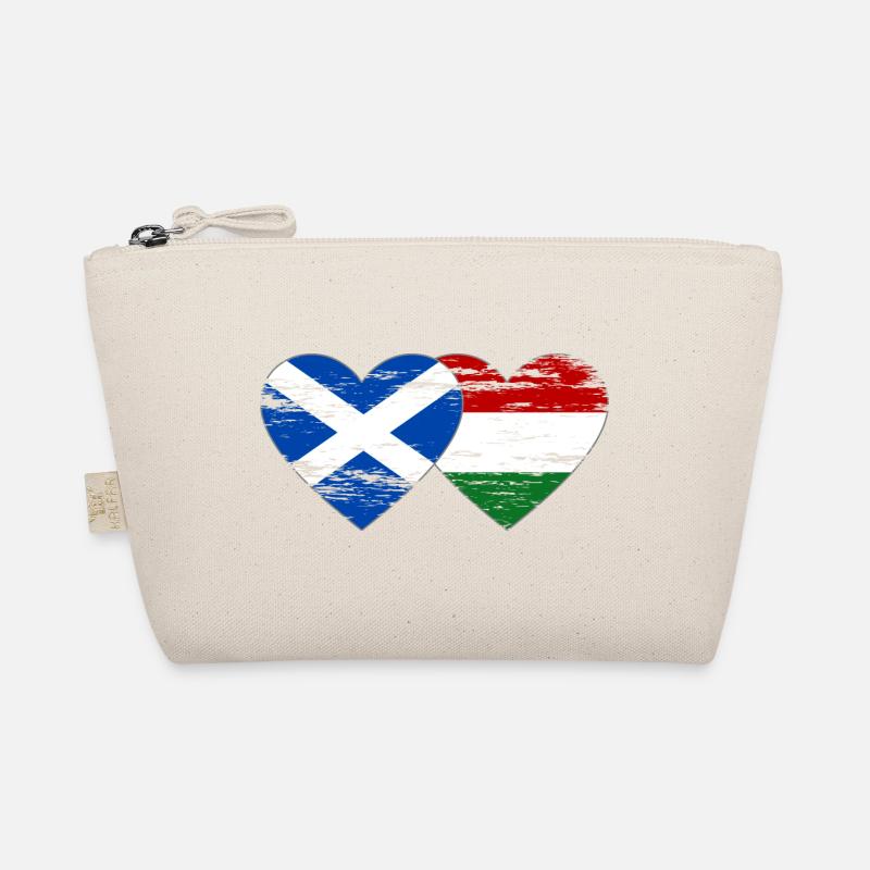 Drapeau de l’Écosse et de la Hongrie coeur utilisé Trousse biologique