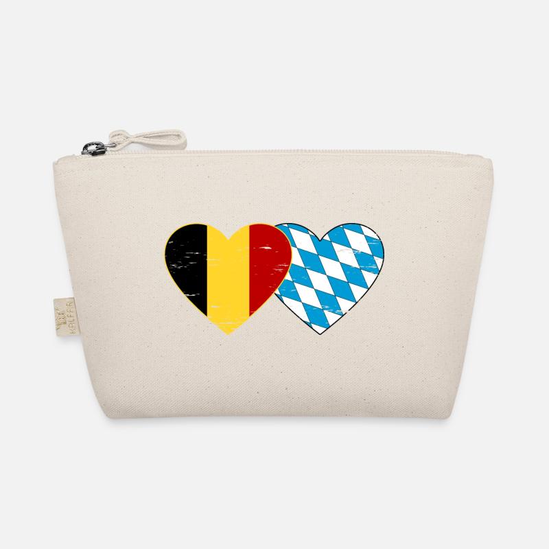 Belgique Bavaroise drapeau coeur utilisé Trousse biologique