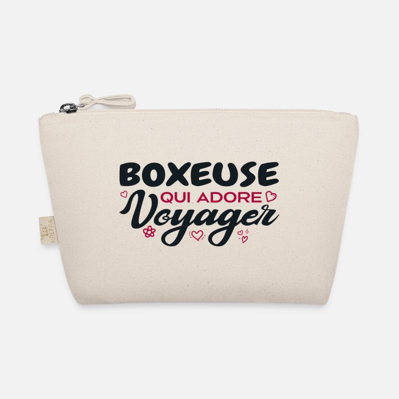 Boxeuse globe-trotteuse passionnée de voyages Trousse biologique
