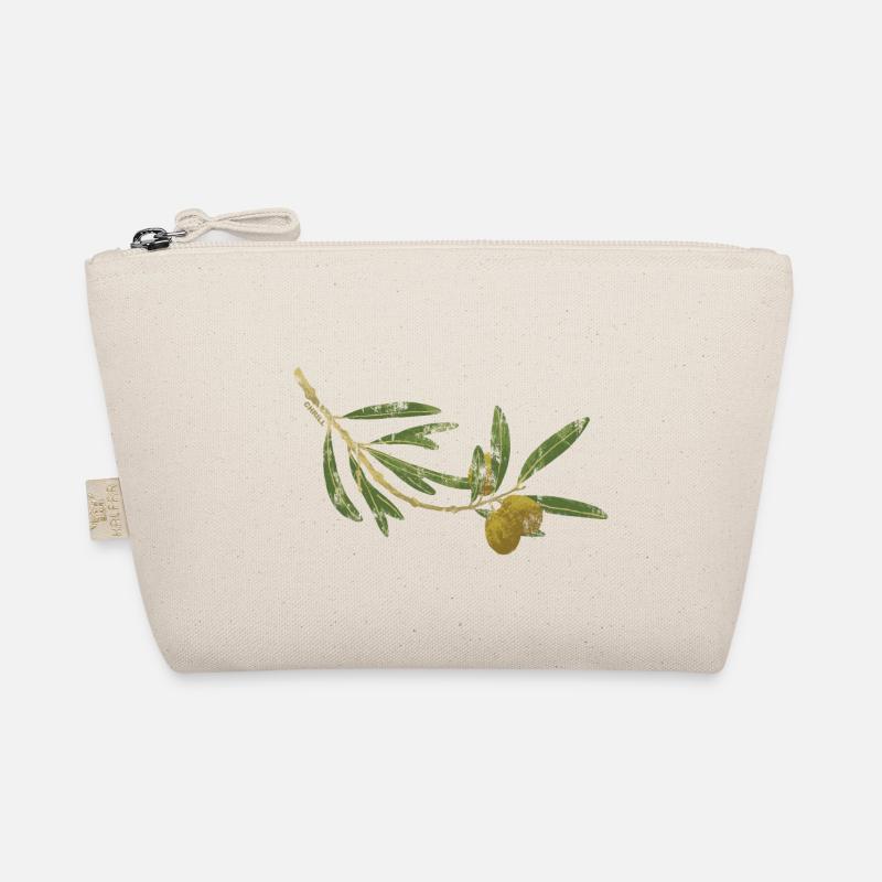 Olive branch - Organic Pouch - nature