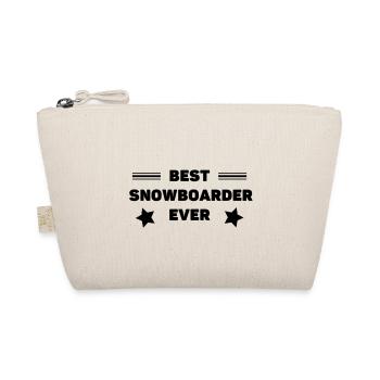 Meilleur. Snowboarder. Jamais. - Trousse biologique - nature - Devant