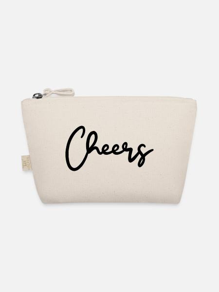 Cheers toast - Organic Pouch - nature - Front