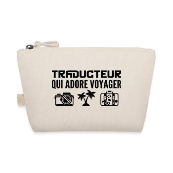 Travelers & Translators: Passion & Discovery - Organic Pouch - nature - Front