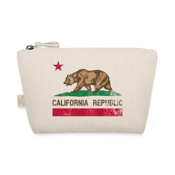 California Vintage Grunge - Bio-Täschchen - Natur - Vorne