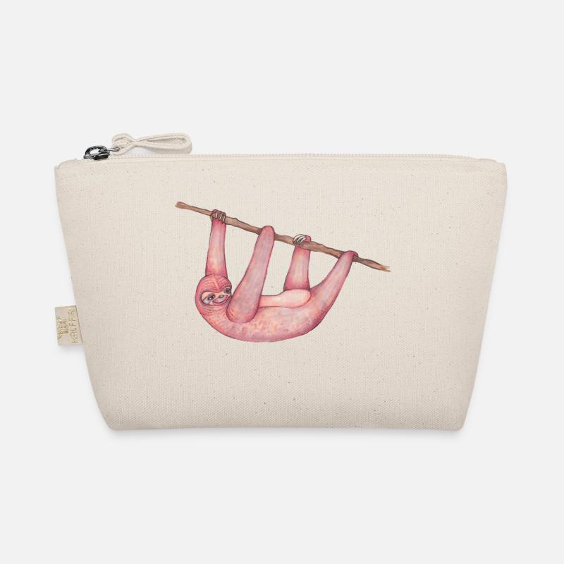 Pink sloth Organic Pouch
