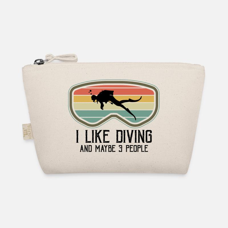 Diver dad like a normal dad only much cooler Organic Pouch