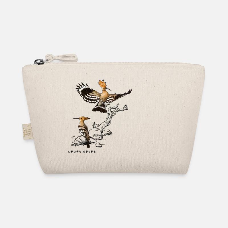 2 Wiedehopfe Bio-Täschchen