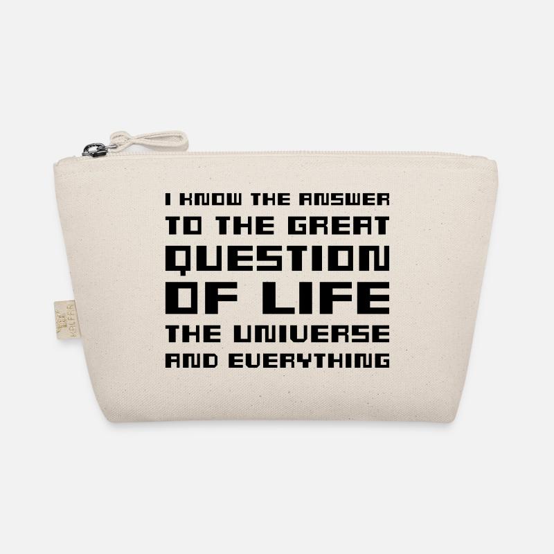 I know the answer - Hitchhiker's Guide Organic Pouch