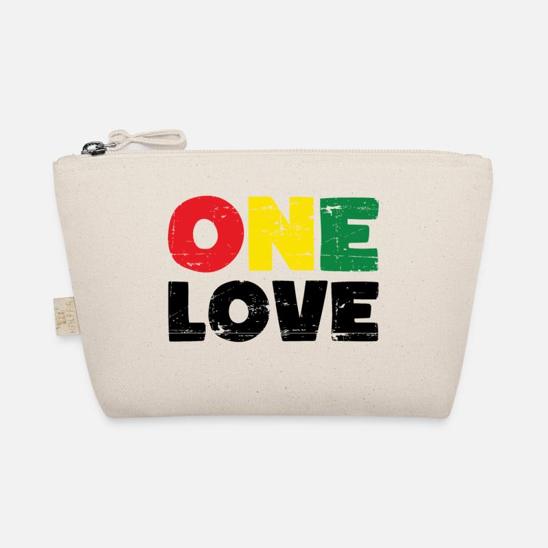 One Love Reggae Musik - Bio-Täschchen - Natur