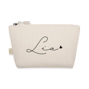 Name Lia - Bio-Täschchen - Natur - Vorne