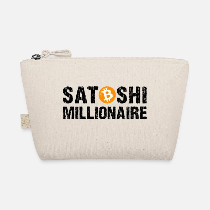 Satoshi Millionaire Kryptowährung Bitcoin Bio-Täschchen