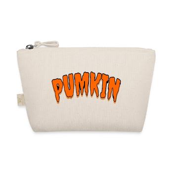 Pumpkin Halloween Boo - Organic Pouch - nature - Front