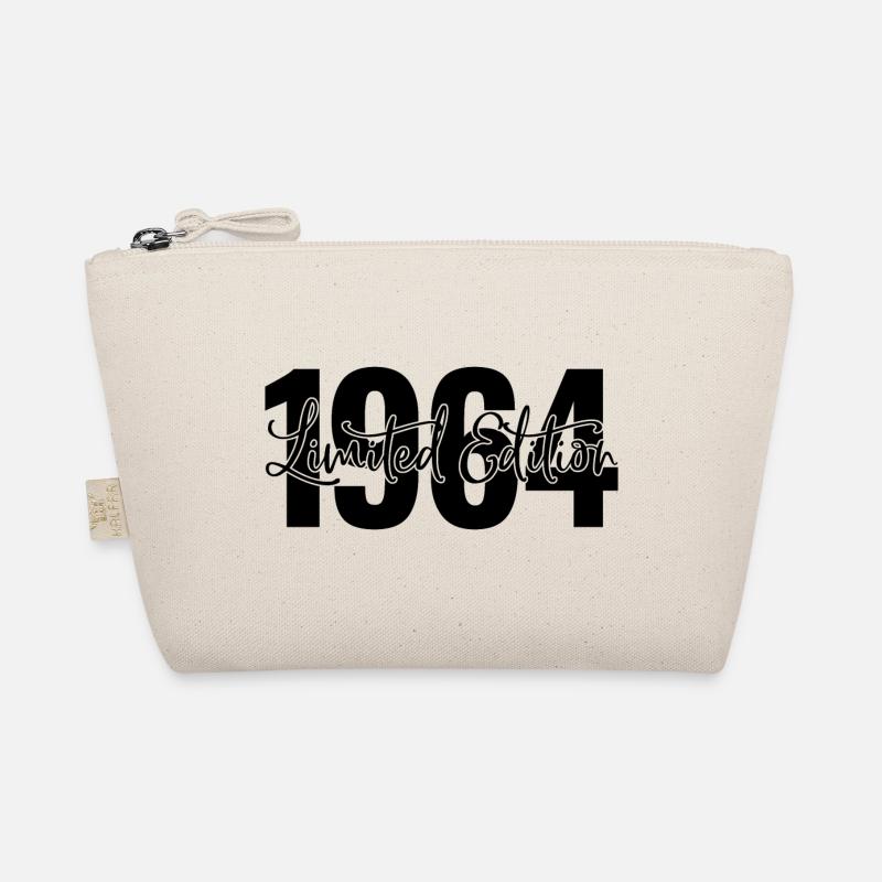 Geschenk zum 60. Geburtstag - Limited edition 1964 - Bio-Täschchen - Natur