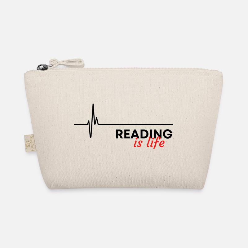 Reading is life Organic Pouch