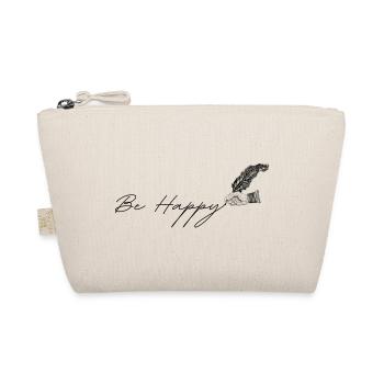 Be Happy - Organic Pouch - nature - Front