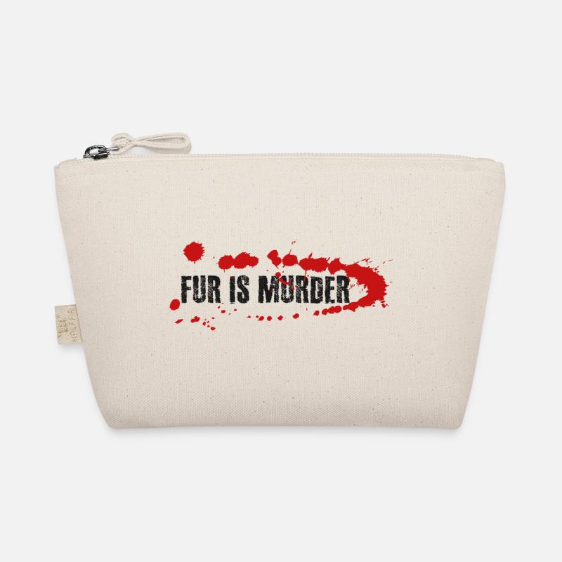 Fur is murder Organic Pouch