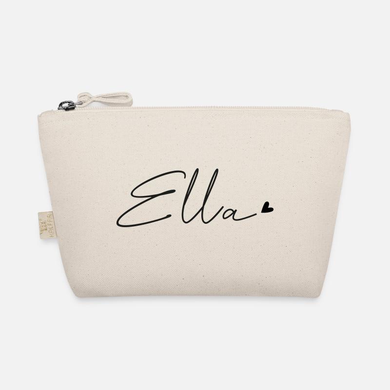 Name Ella - Bio-Täschchen - Natur