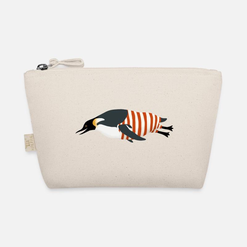 Pinguin im Badeanzug Bio-Täschchen
