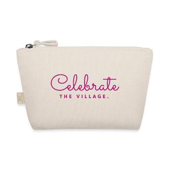 Celebrate the Village 2 pink 2024 - Organic Pouch - nature - Front