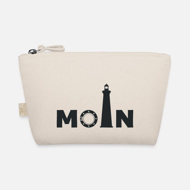 Am Leuchtturm sagt man "Moin" Bio-Täschchen