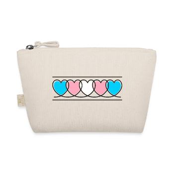 Trans Heart Transsexual Trans* Heart Transgender - Organic Pouch - nature - Front