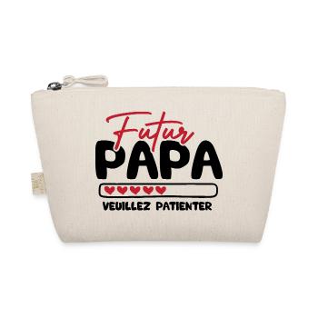 Futur papa veuillez patienter - Trousse biologique - nature - Devant