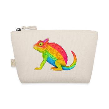 Rainbow Chameleon - Organic Pouch - nature - Front