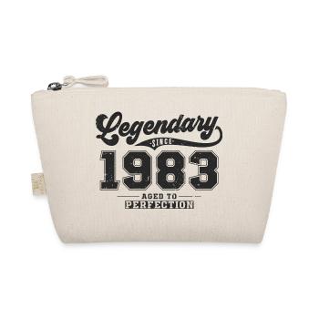 Legendär seit 1983 Jahrgang Geburtstag Geschenk - Bio-Täschchen - Natur - Vorne