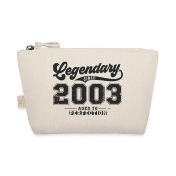 Legendär seit 2003 Jahrgang Geburtstag Geschenk - Bio-Täschchen - Natur - Vorne