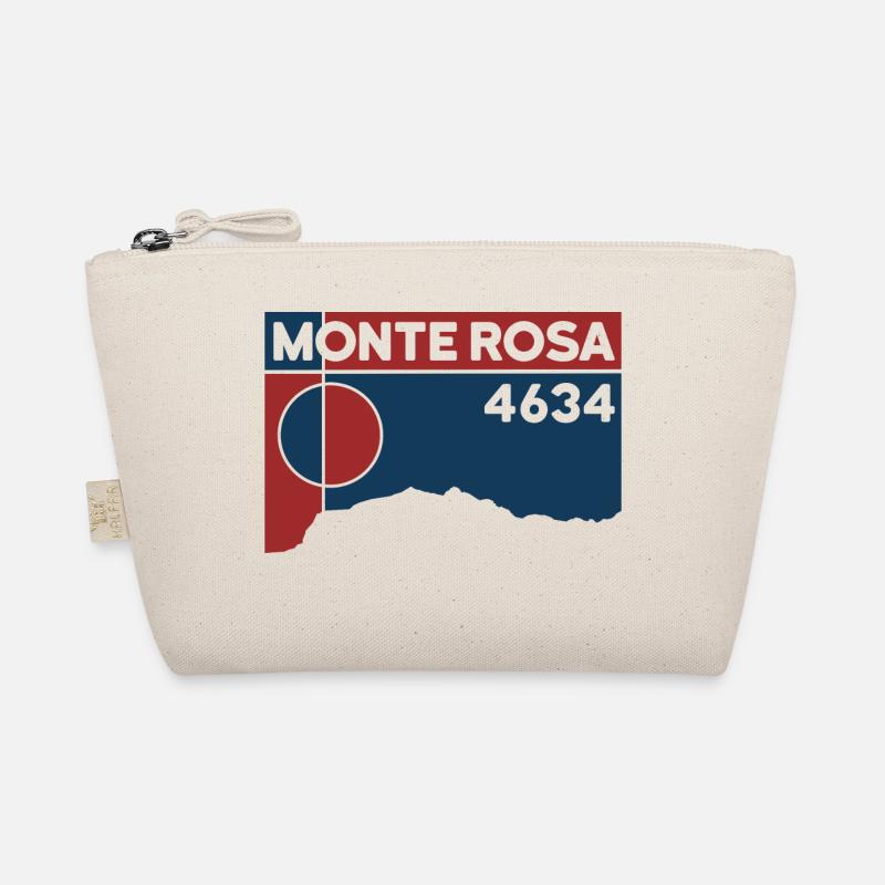 Monte Rosa Massif Dufourspitze Keepsake Souvenir Organic Pouch