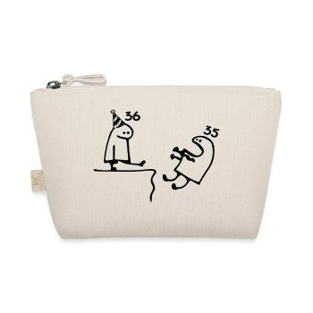 36 years: Farewell age 35 years, Happy 36th birthday - Organic Pouch - nature - Front
